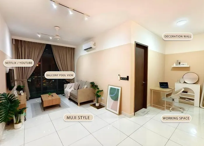 Green Haven-Permas Masai Ciq-1 Bedroom Brand New Muji