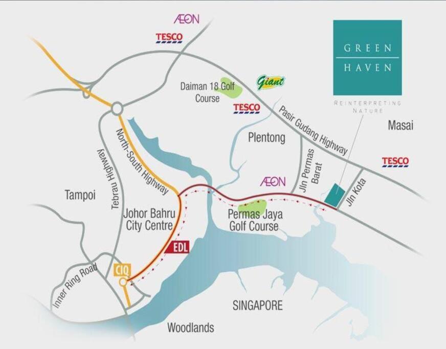Haven-permas Masai Ciq-1 Bedroom Brand New Muji Apartment Johor Bahru