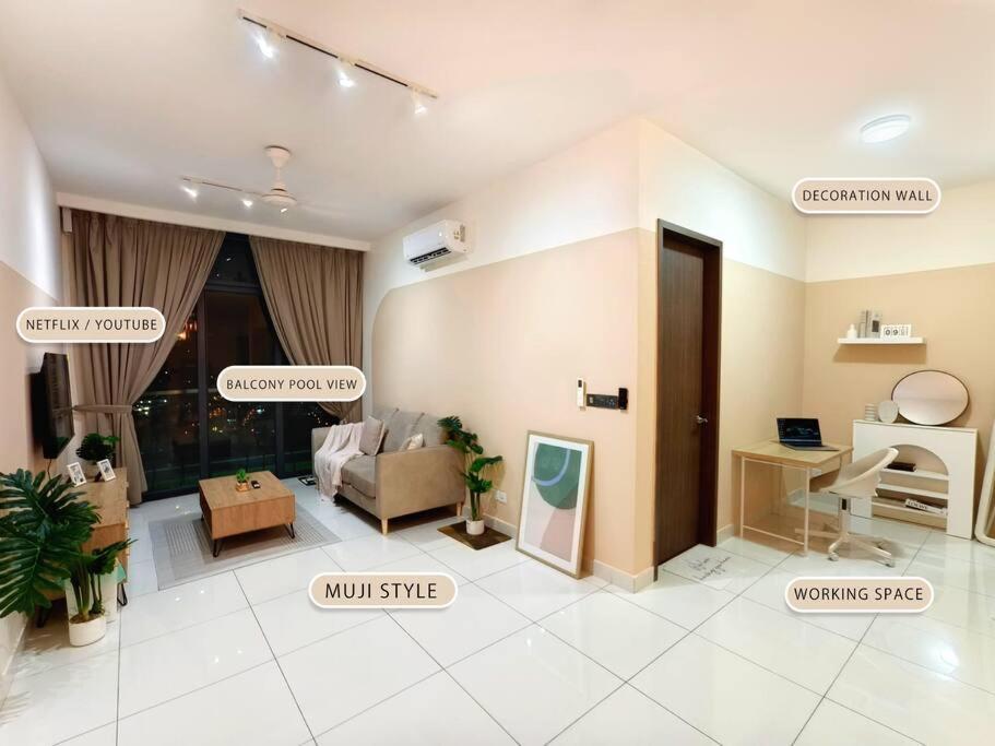 Apartment Haven-permas Masai Ciq-1 Bedroom Brand New Muji Johor Bahru